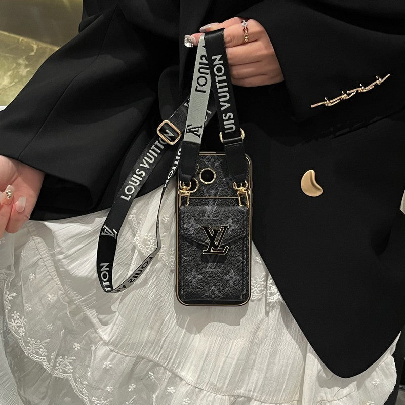 Louis Card Bag Crossbody iPhone Case