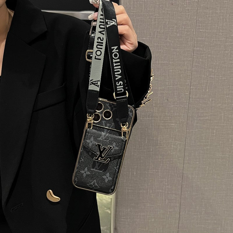 Louis Card Bag Crossbody iPhone Case