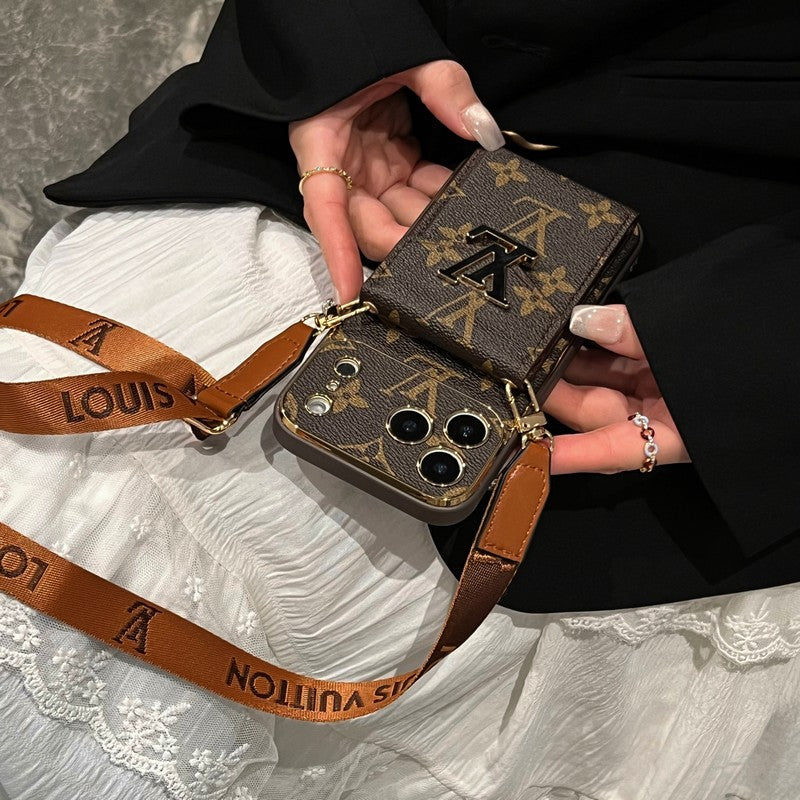 Louis Card Bag Crossbody iPhone Case