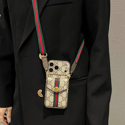 Louis Card Bag Crossbody iPhone Case