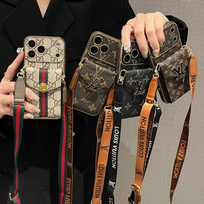 Louis Card Bag Crossbody iPhone Case