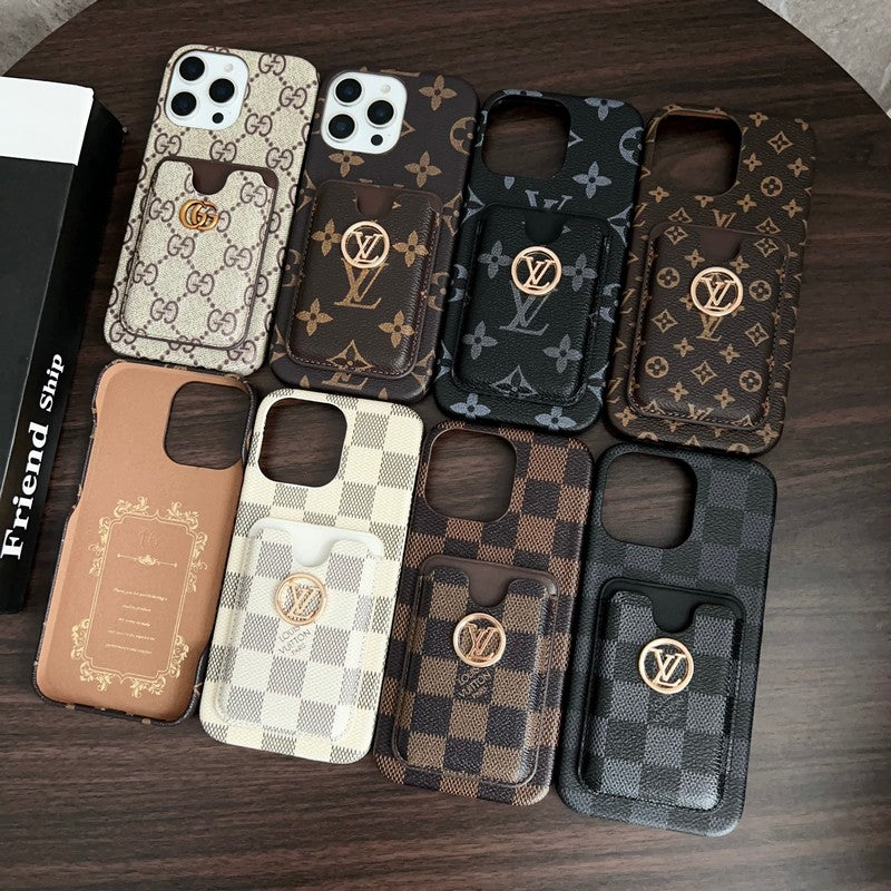 Louis GG New Card Holder iPhone 17 Case