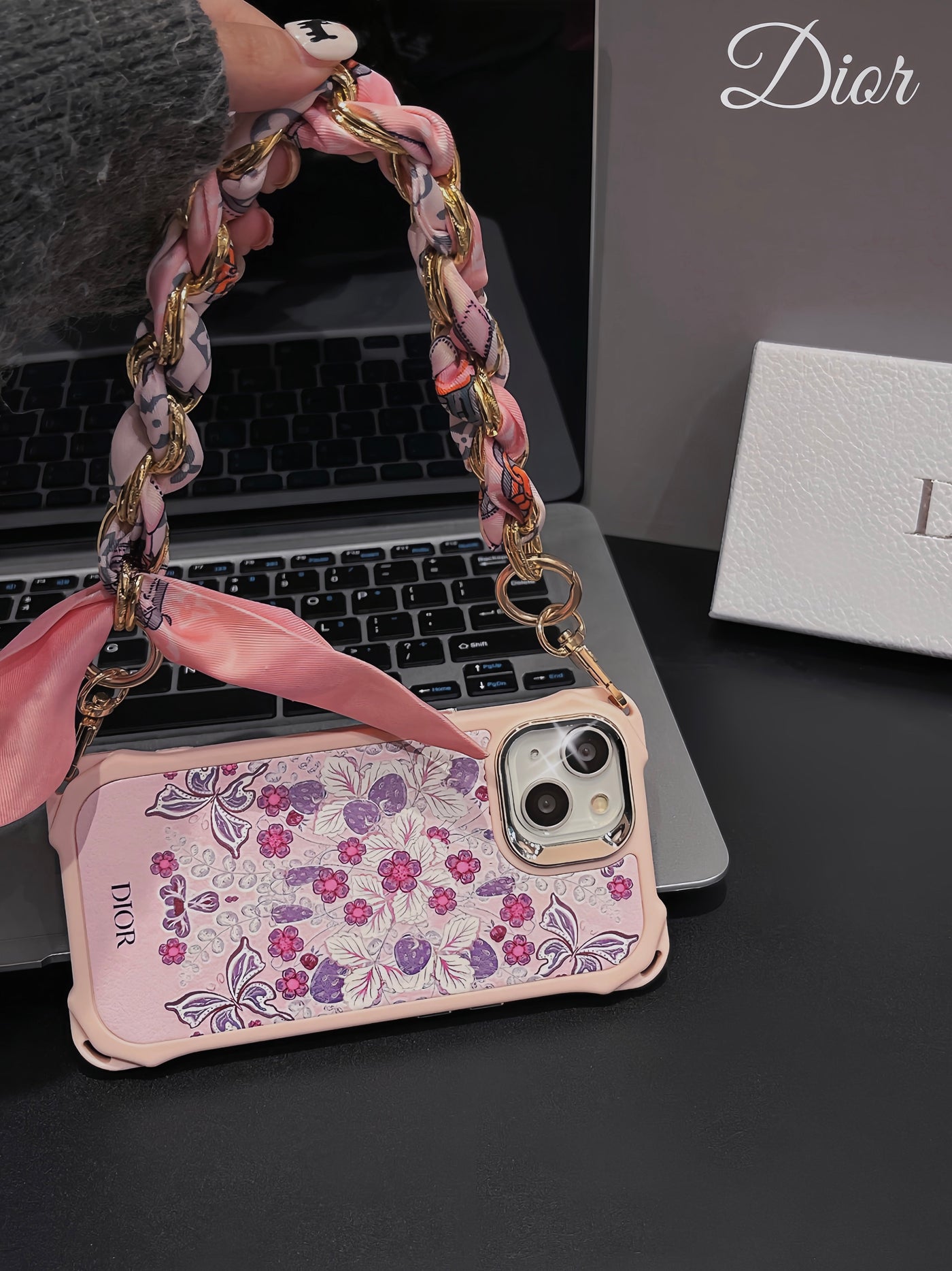 CD Pink Scarves iPhone Case