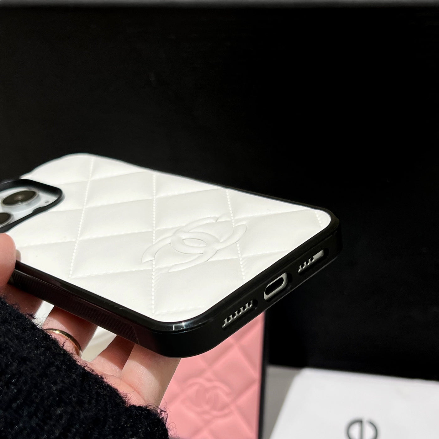 CC Leather iPhone Case