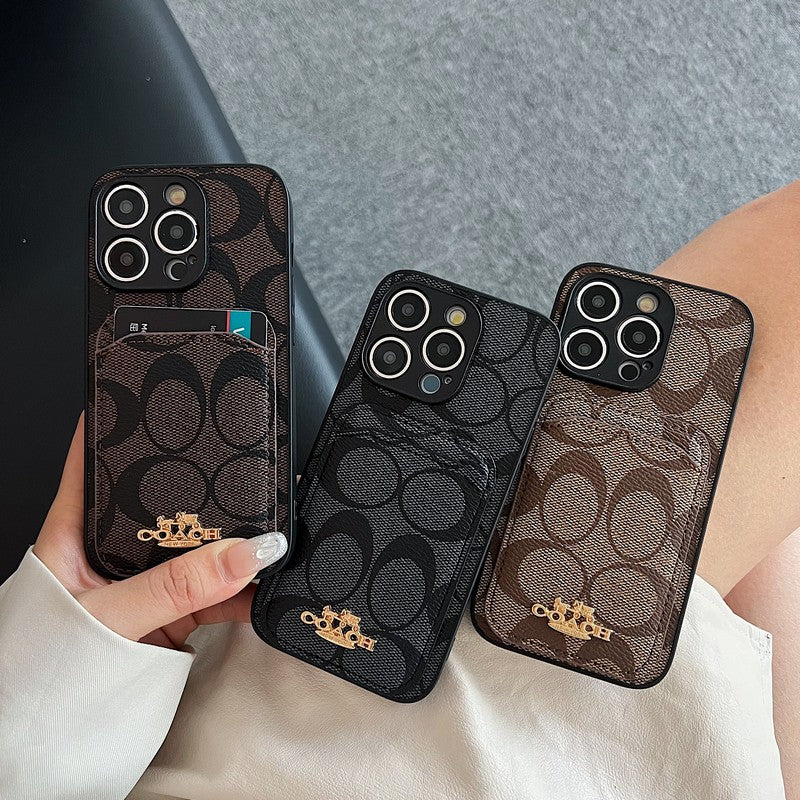 Coa Card Bag Leather iPhone Case