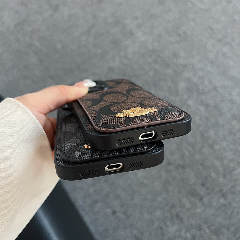 Coa Card Bag Leather iPhone Case