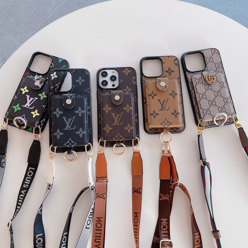 GG Card Bag Chain iPhone Case