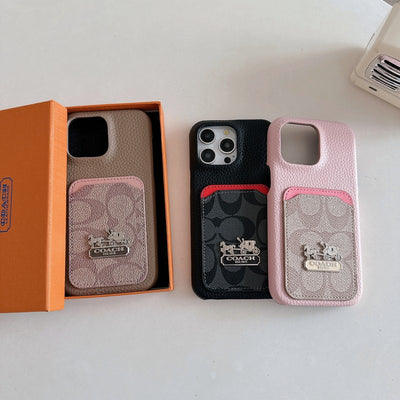 Coa Card Bag Leather iPhone Case