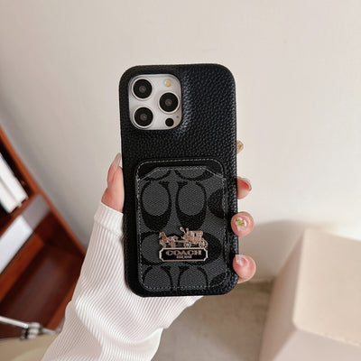 Coa Card Bag Leather iPhone Case