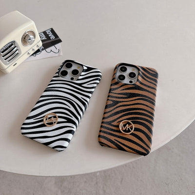 MK Zebra Print iPhone Case