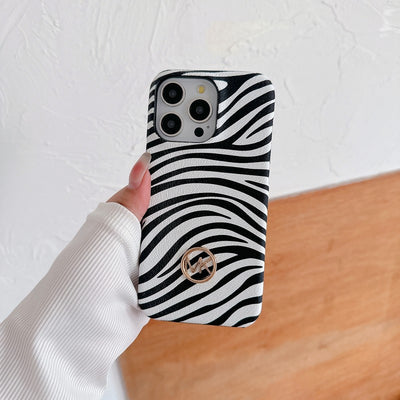 MK Zebra Print iPhone Case