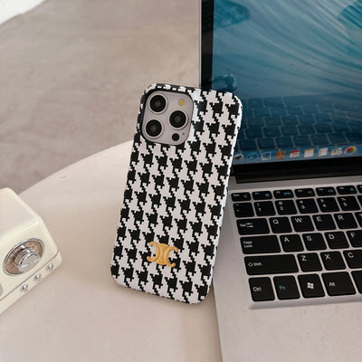 CE Houndstooth iPhone Case