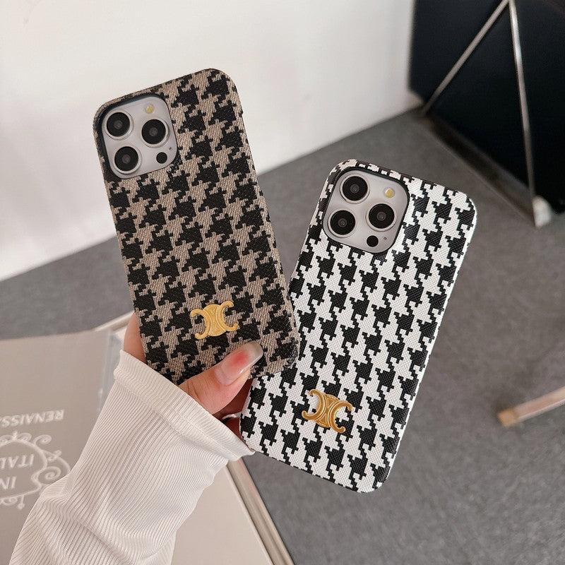 CE Houndstooth iPhone Case