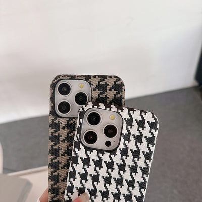 CE Houndstooth iPhone Case