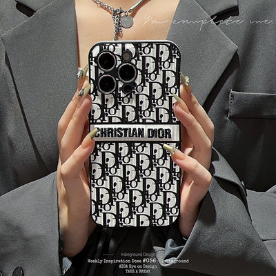 CD Classic Black iPhone Case