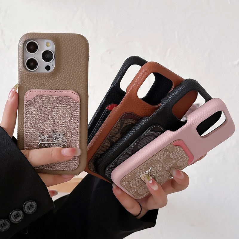 Coa Card Bag Leather iPhone Case