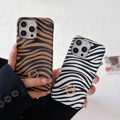 MK Zebra Print iPhone Case