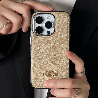 Coa Color Leather iPhone Case