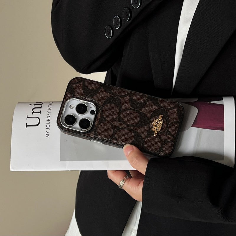 Coa Color Leather iPhone Case