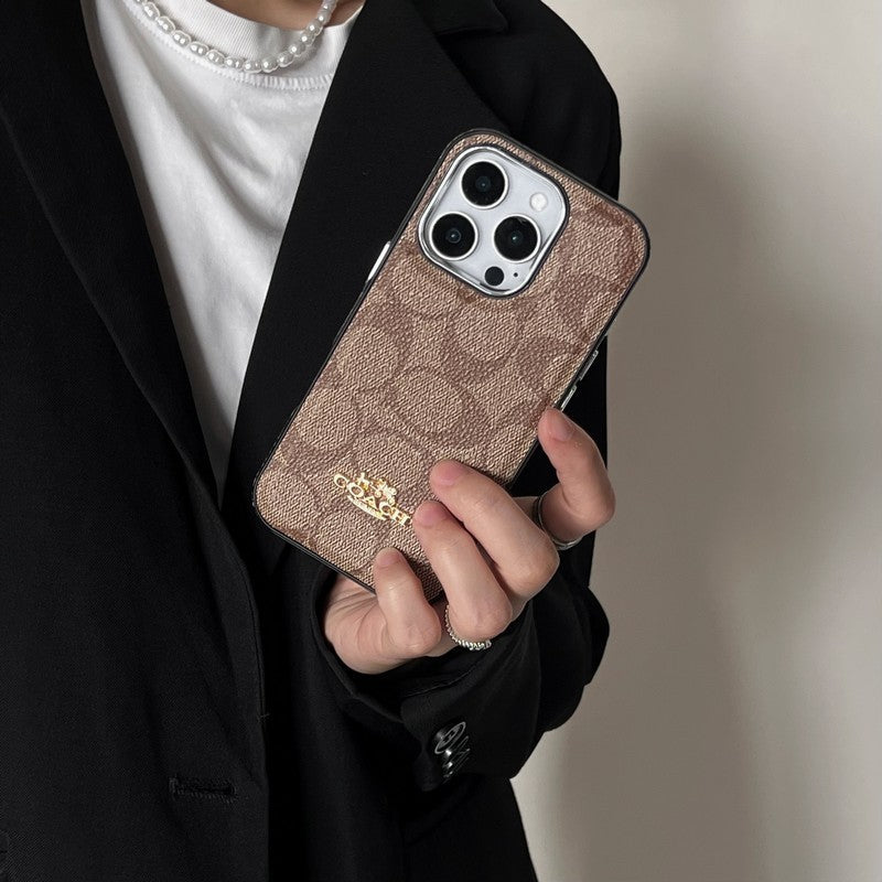Coa Color Leather iPhone Case