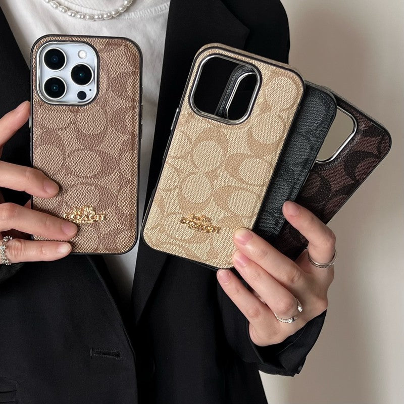 Coa Color Leather iPhone Case