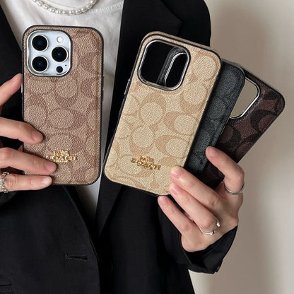Coa Color Leather iPhone Case