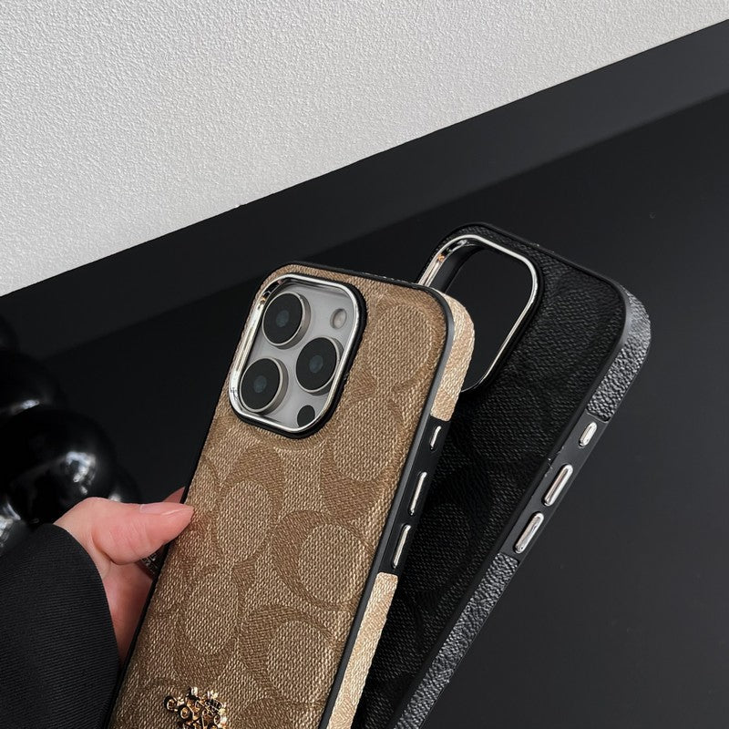 Coa Color Leather iPhone Case