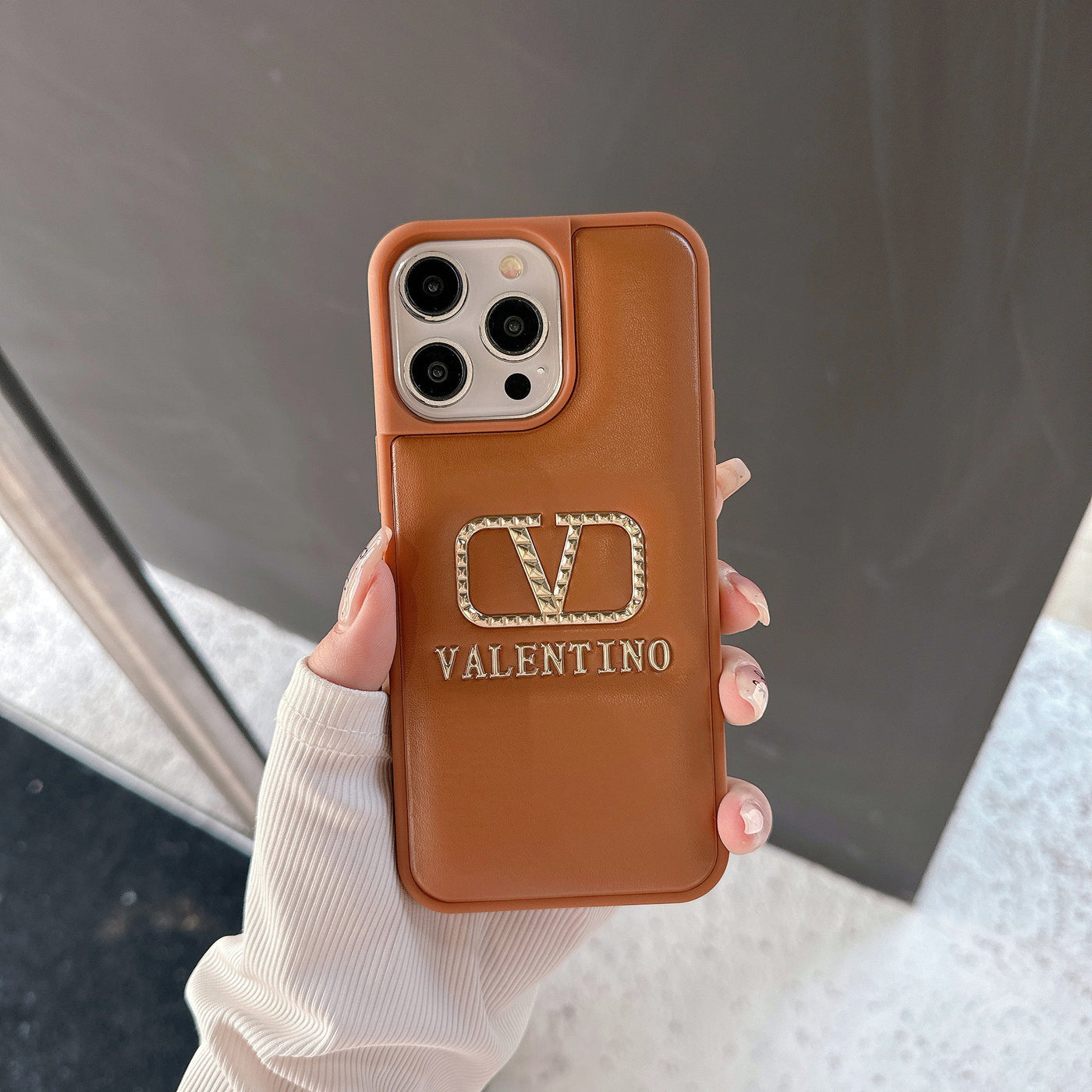 Vlogo Leather iPhone Case