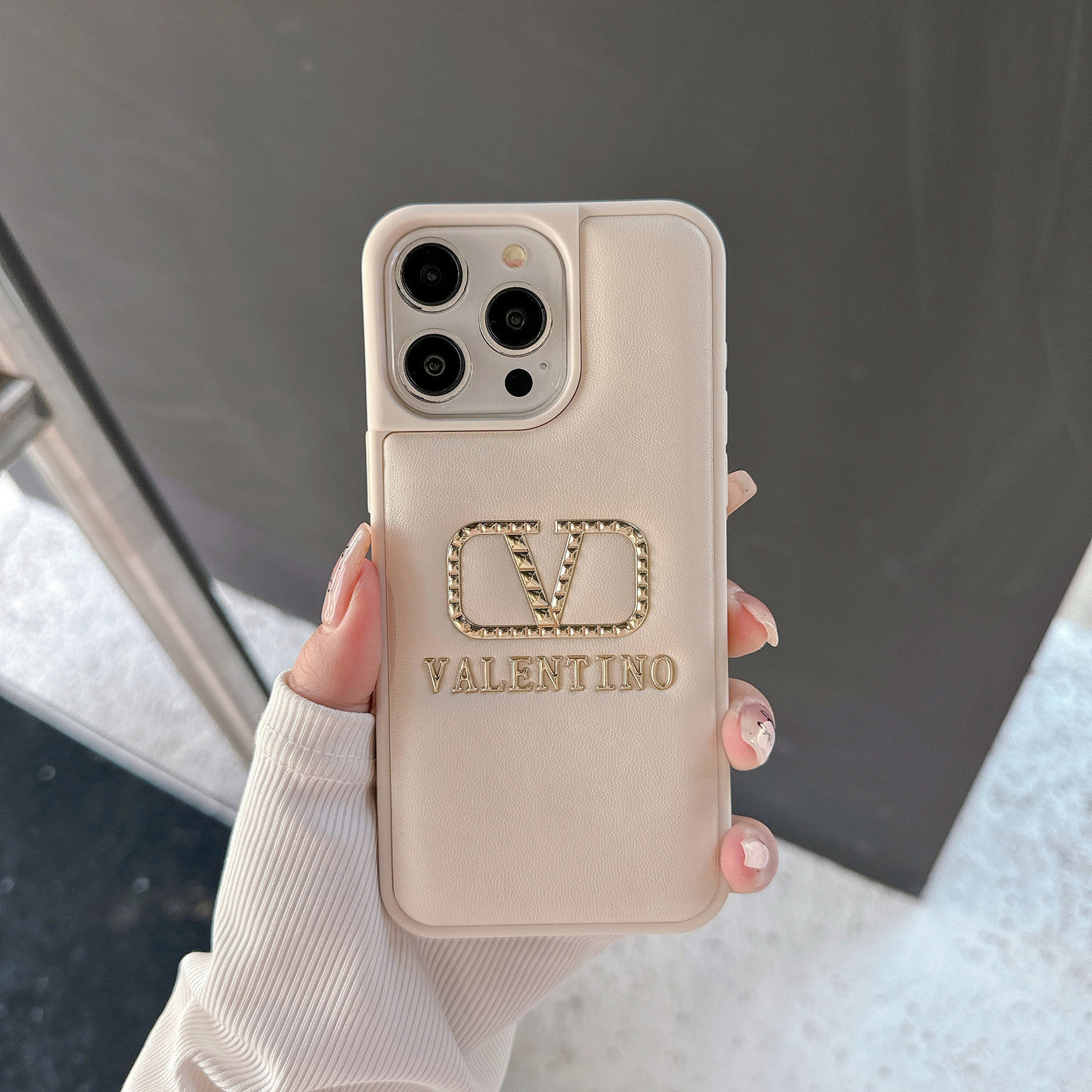 Vlogo Leather iPhone Case