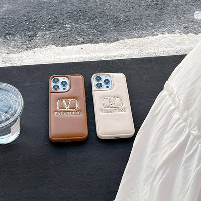 Vlogo Leather iPhone Case