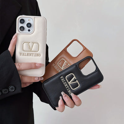 Vlogo Leather iPhone Case