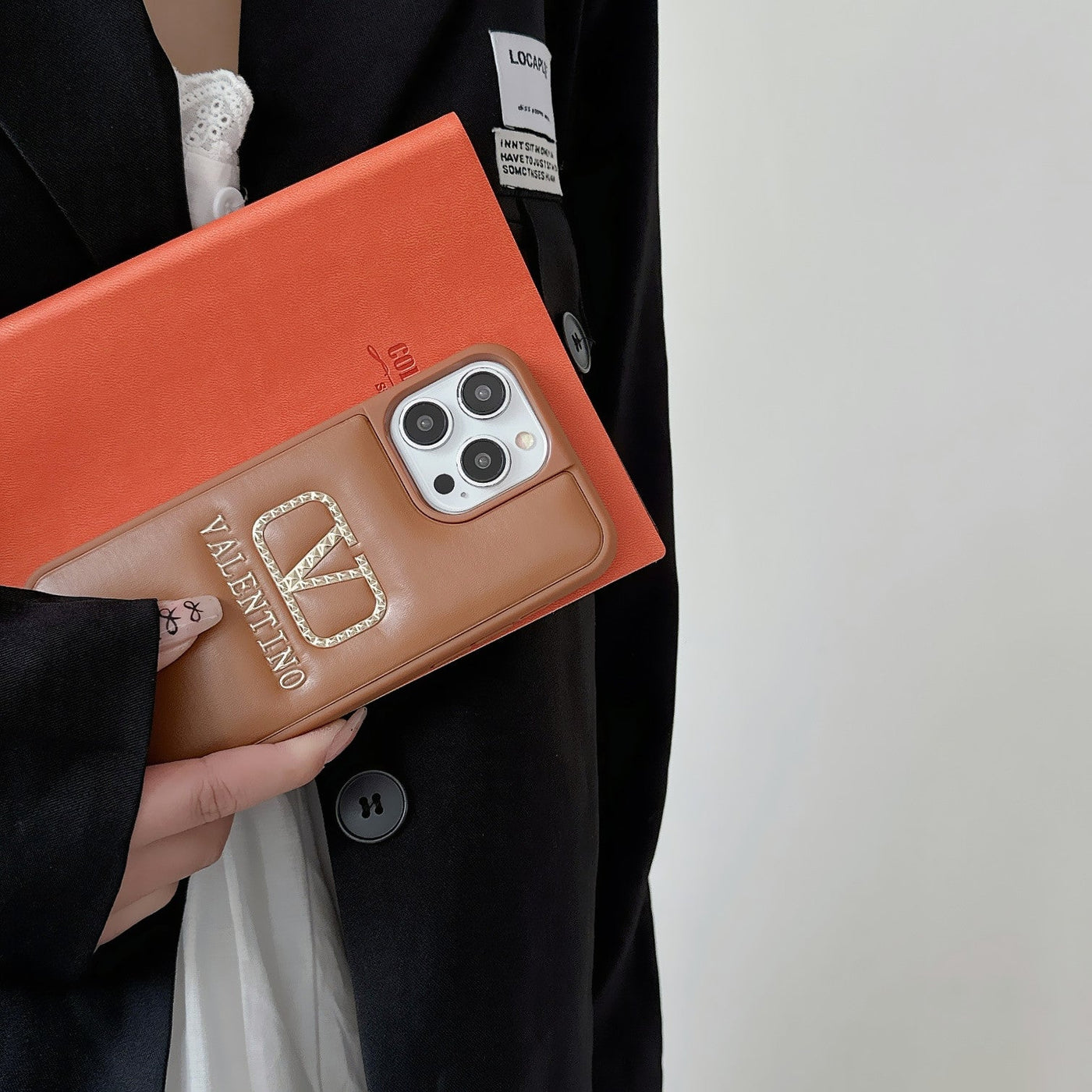 Vlogo Leather iPhone Case