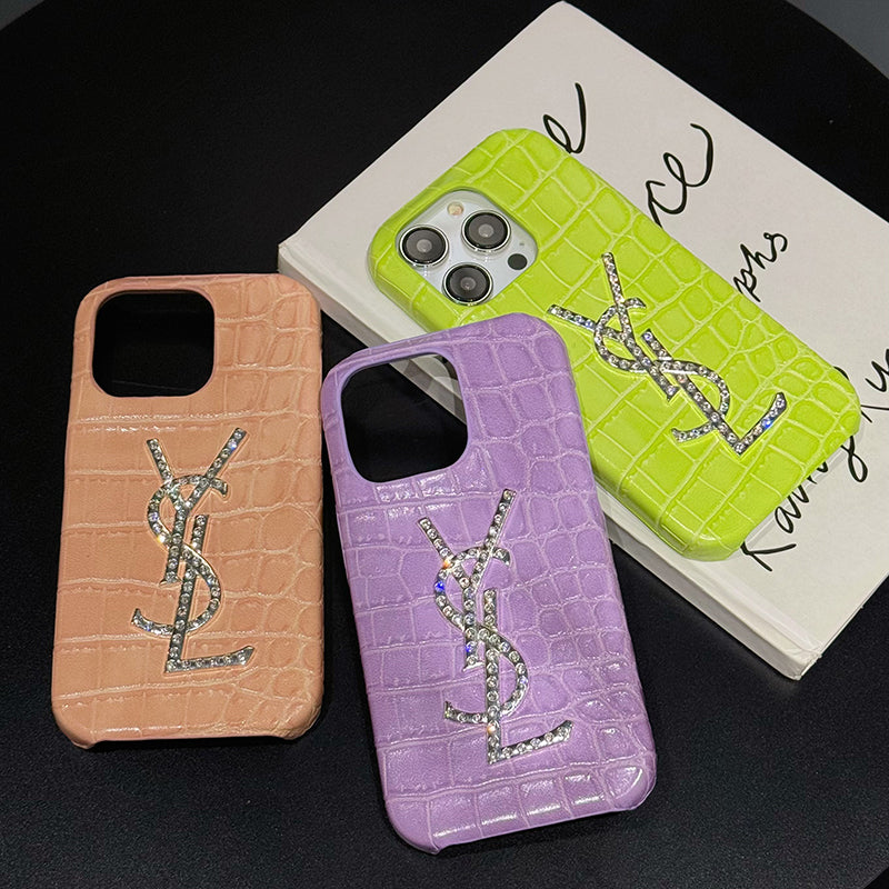 Saint Crocodile Leather Pattern iPhone Case