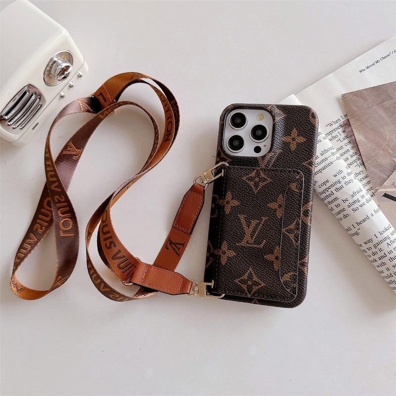 Louis Card Bag Crossbody Classic iPhone Case