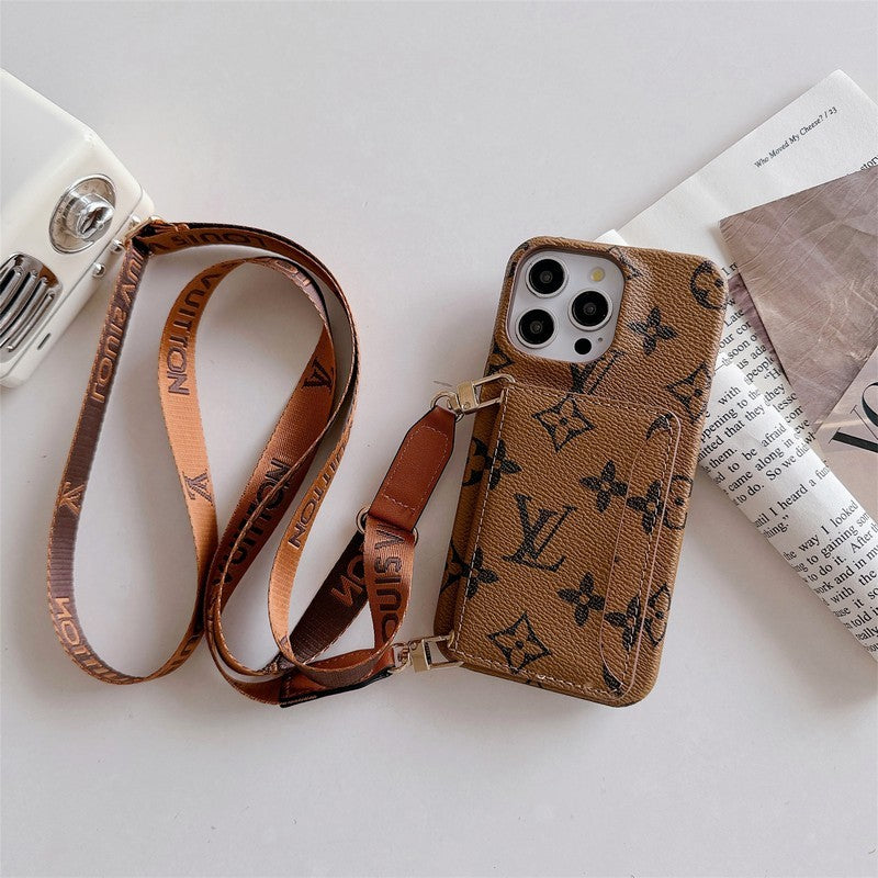 Louis Card Bag Crossbody Classic iPhone Case