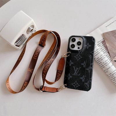 Louis Card Bag Crossbody Classic iPhone Case