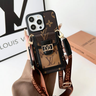 Louis Card Holder Crossbody iPhone Case