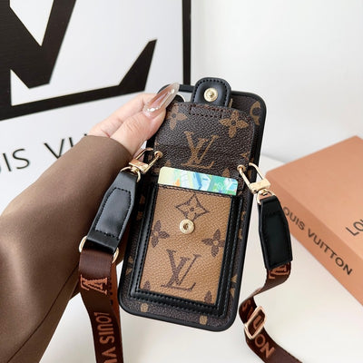 Louis Card Holder Crossbody iPhone Case