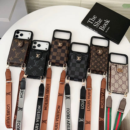 Louis Color Crossbody Card Bag iPhone Case