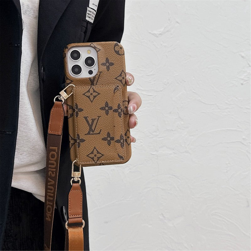 Louis Card Bag Crossbody Classic iPhone Case