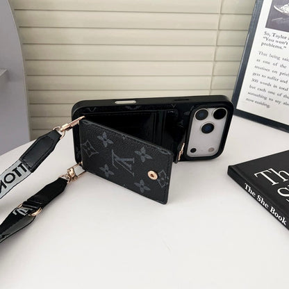 Louis Color Crossbody Card Bag iPhone Case