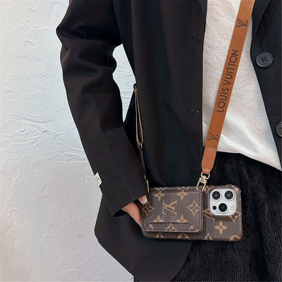 Louis Card Bag Crossbody Classic iPhone Case