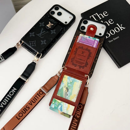 Louis Color Crossbody Card Bag iPhone Case