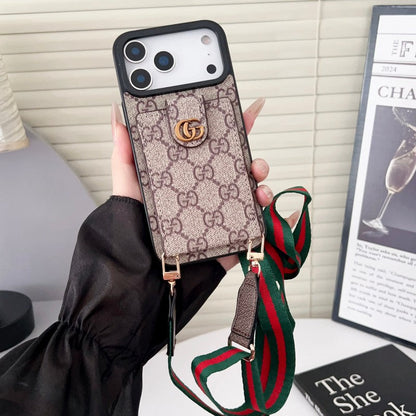 Louis Color Crossbody Card Bag iPhone Case