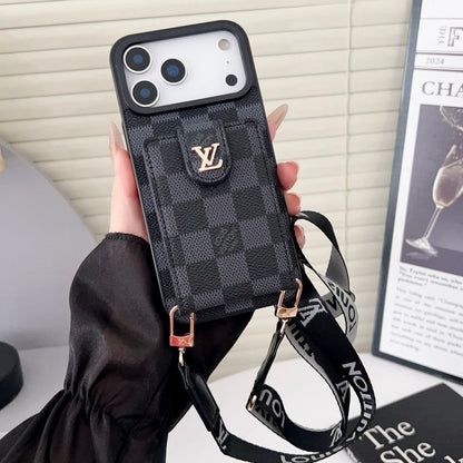 Louis Color Crossbody Card Bag iPhone Case