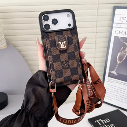 Louis Color Crossbody Card Bag iPhone Case