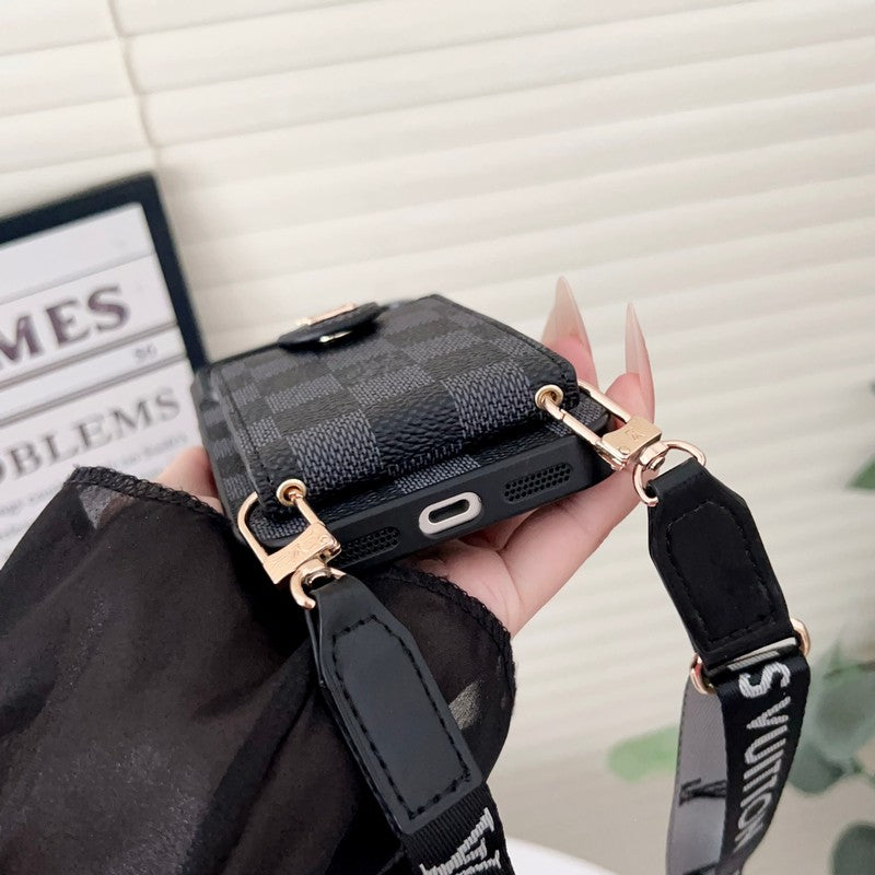 Louis Color Crossbody Card Bag iPhone Case