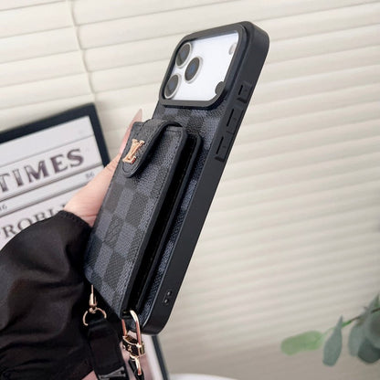 Louis Color Crossbody Card Bag iPhone Case