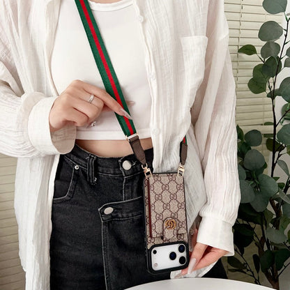 Louis Color Crossbody Card Bag iPhone Case