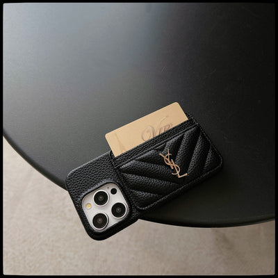 Saint Card Bag Leather iPhone Case